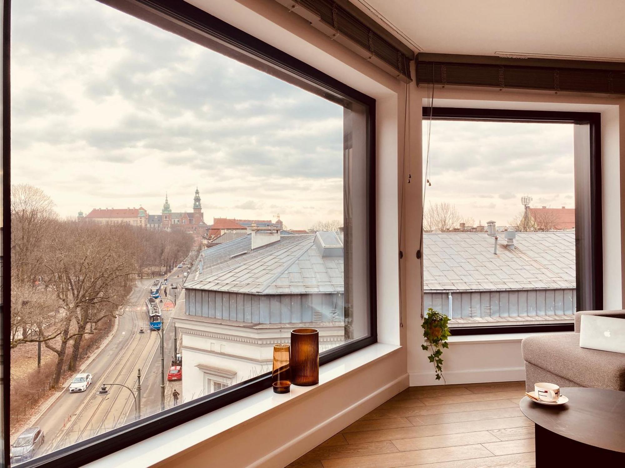 Panorama View By Mint Apartment Krakau Exterior foto