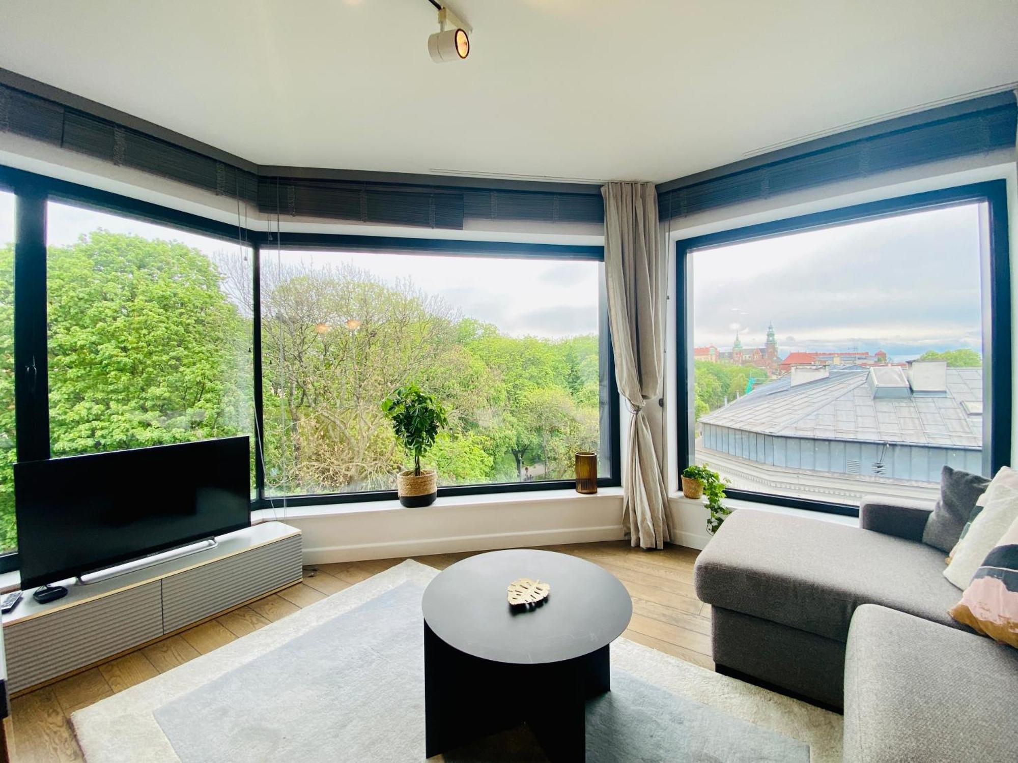 Panorama View By Mint Apartment Krakau Exterior foto