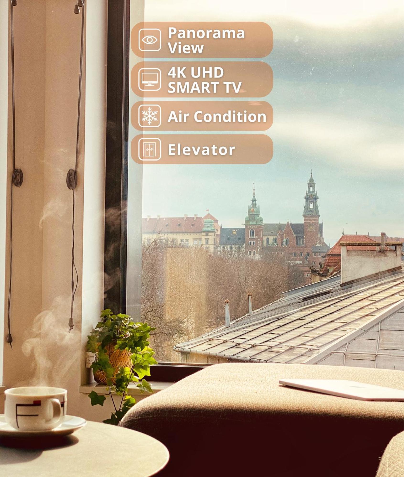 Panorama View By Mint Apartment Krakau Exterior foto